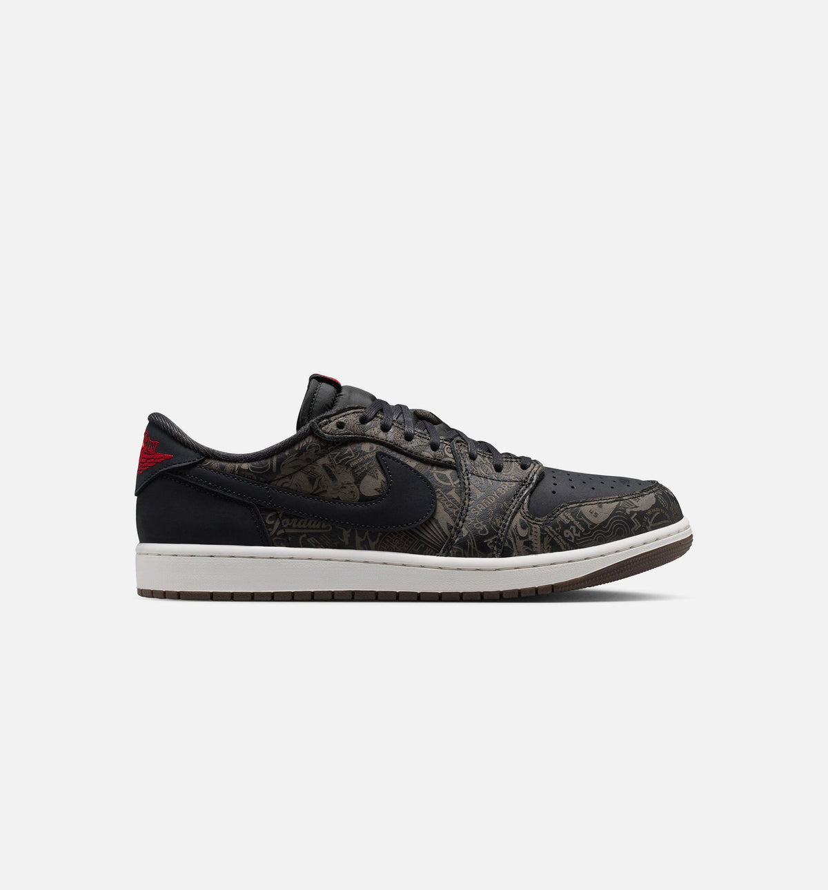 Air Jordan 1 Retro Low OG Men's Sneakers – Laser Black/Varsity Red