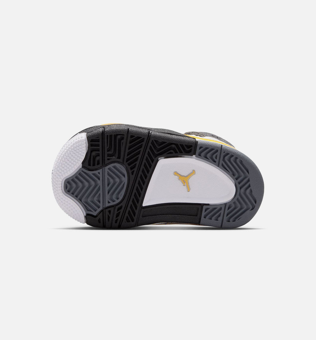 Air Jordan 4 Retro Infant & Toddler Sneakers – Rare Air Tour Yellow