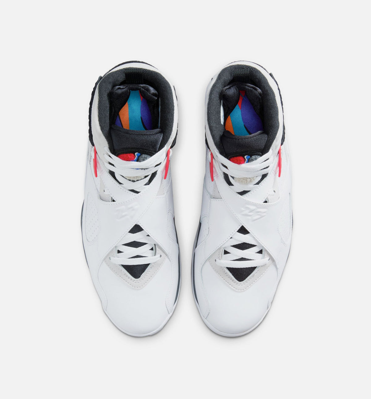 Air Jordan 8 Retro Men's Sneakers – White/True Red