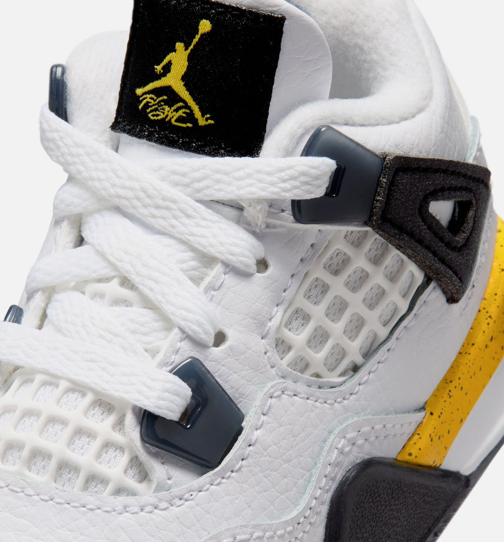 Air Jordan 4 Retro Infant & Toddler Sneakers – Rare Air Tour Yellow