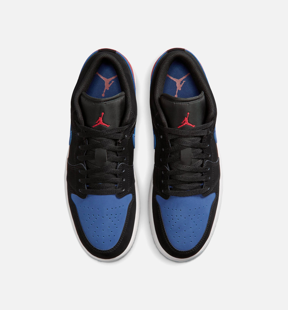 Air Jordan 1 Low Men's Sneakers – Black/True Blue/Varsity Red
