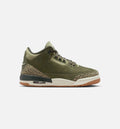 Air Jordan 3 Retro Grade School Sneakers – Medium Olive