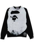 A BATHING APE® faded-printed sweater