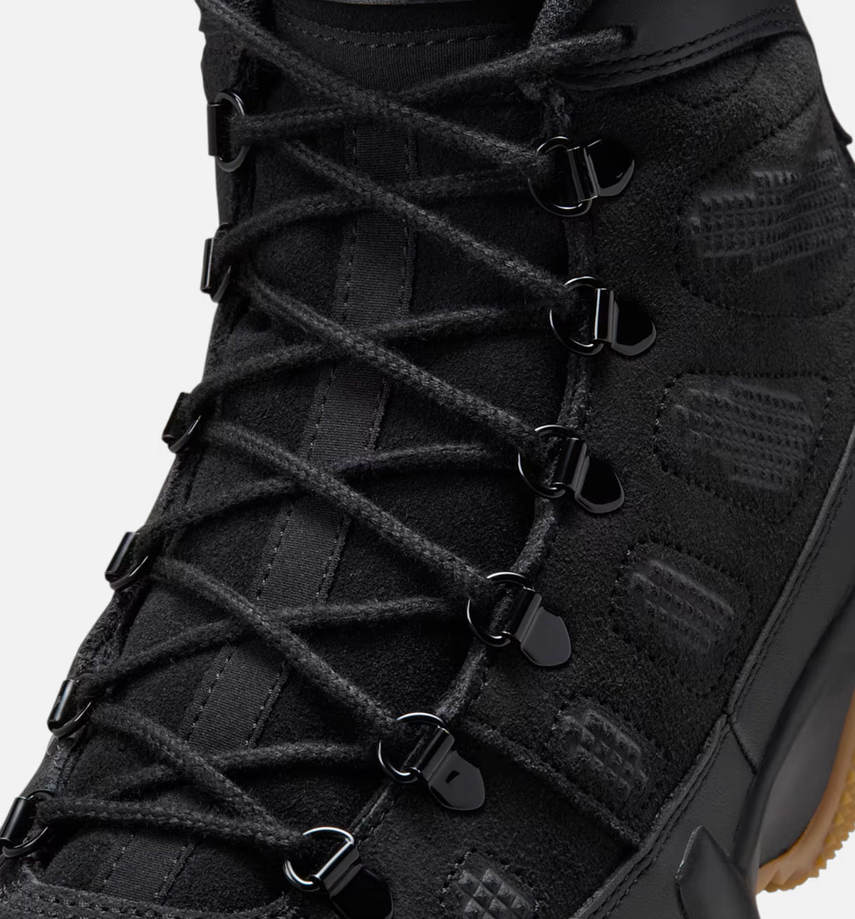 Air Jordan 9 Retro Men's Lifestyle Boots – Black/Gum Light Brown