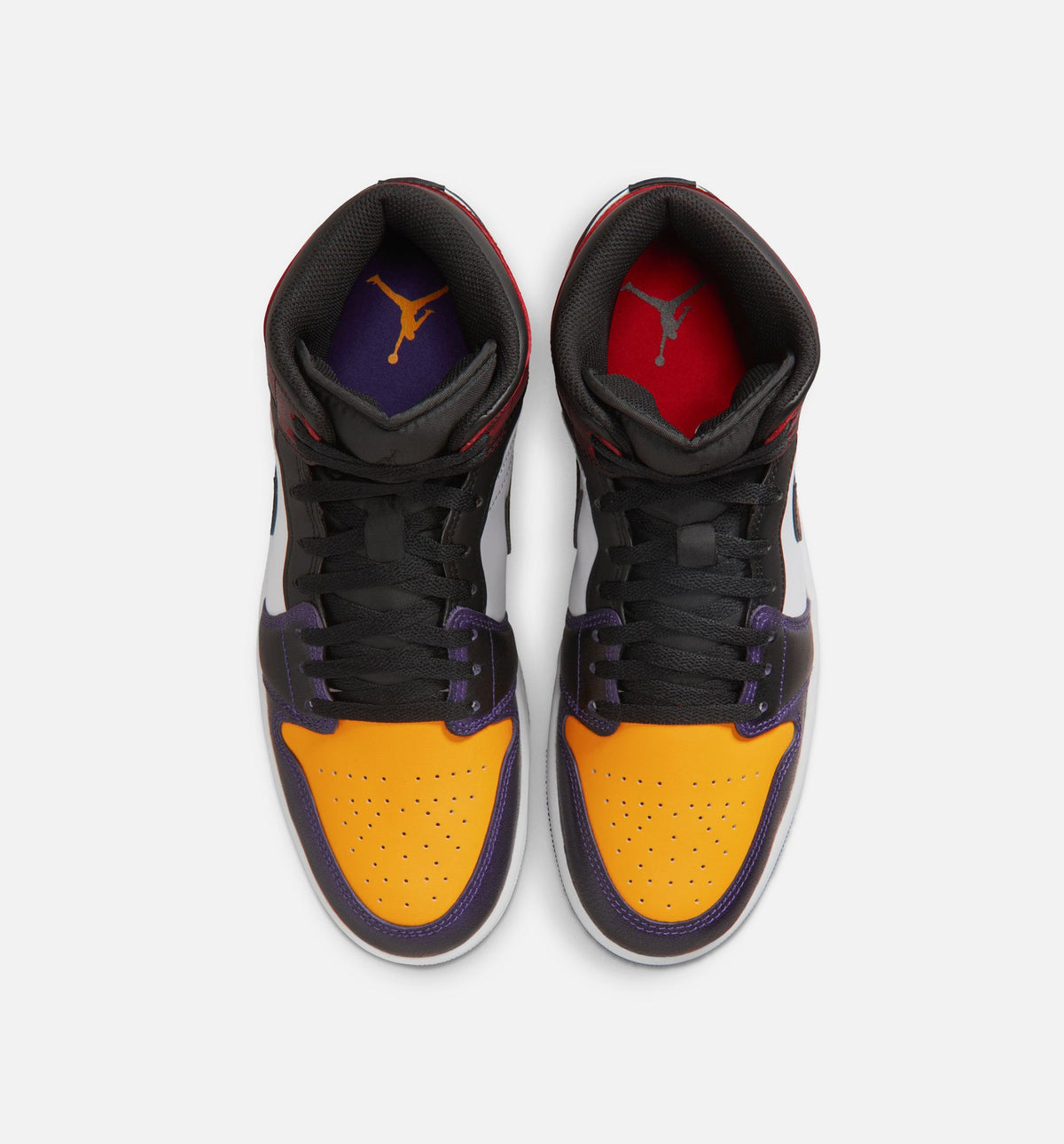 Air Jordan 1 Mid SE Men's Sneakers – True Red/Court Purple