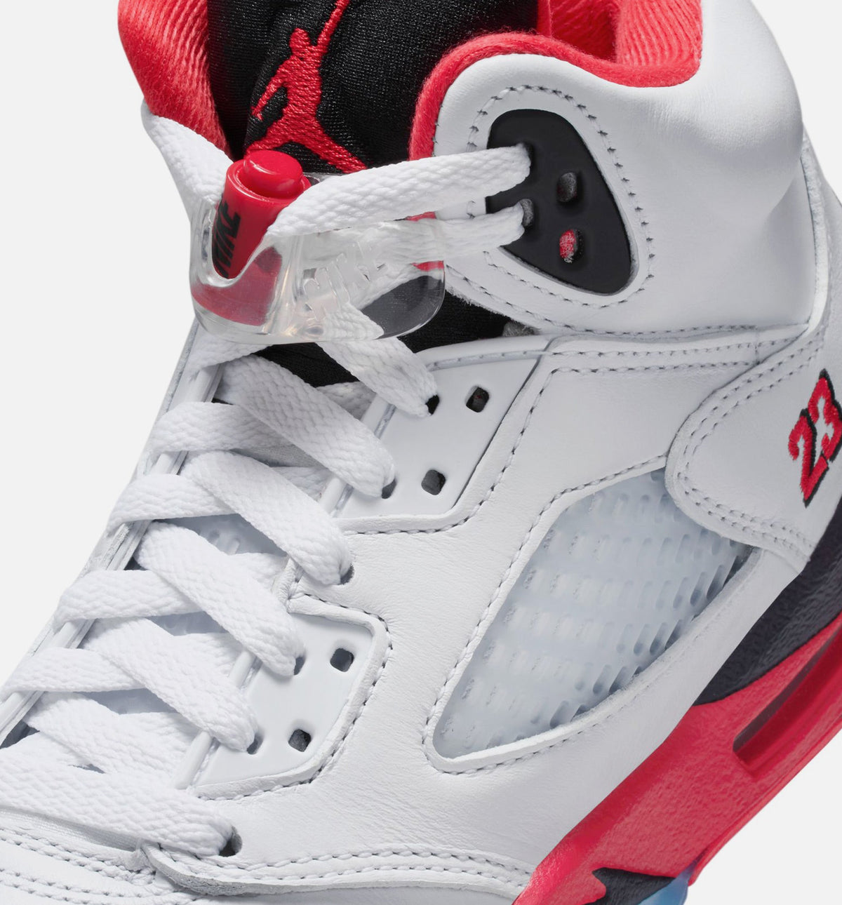 Air Jordan 5 Retro Grade School Sneakers – Fire Red