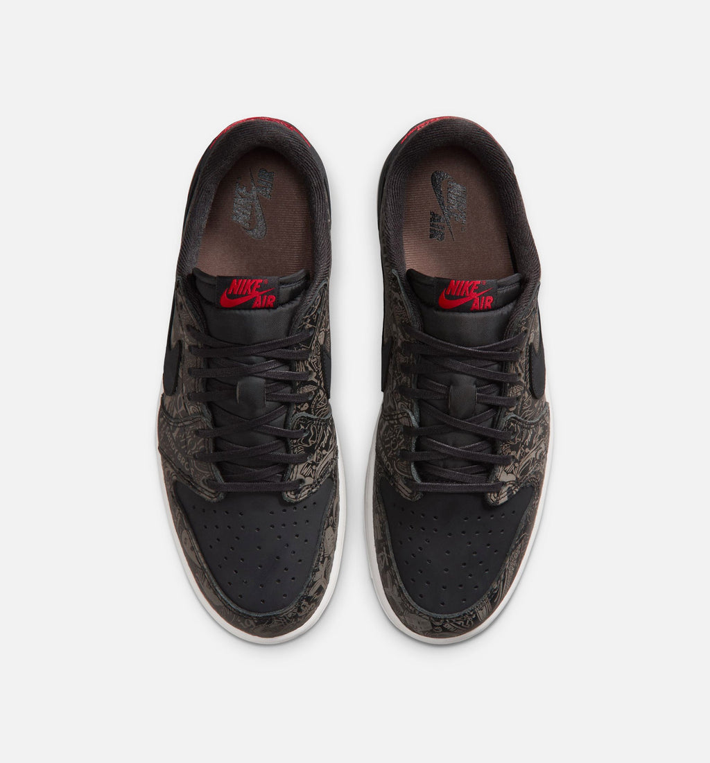 Air Jordan 1 Retro Low OG Men's Sneakers – Laser Black/Varsity Red