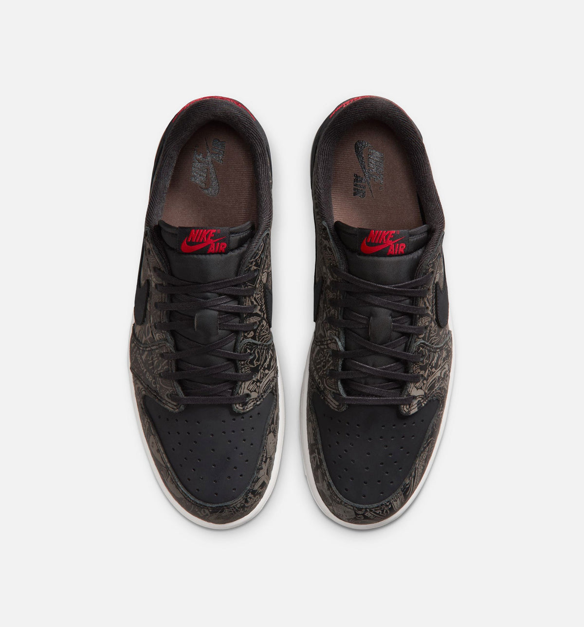 Air Jordan 1 Retro Low OG Men's Sneakers – Laser Black/Varsity Red