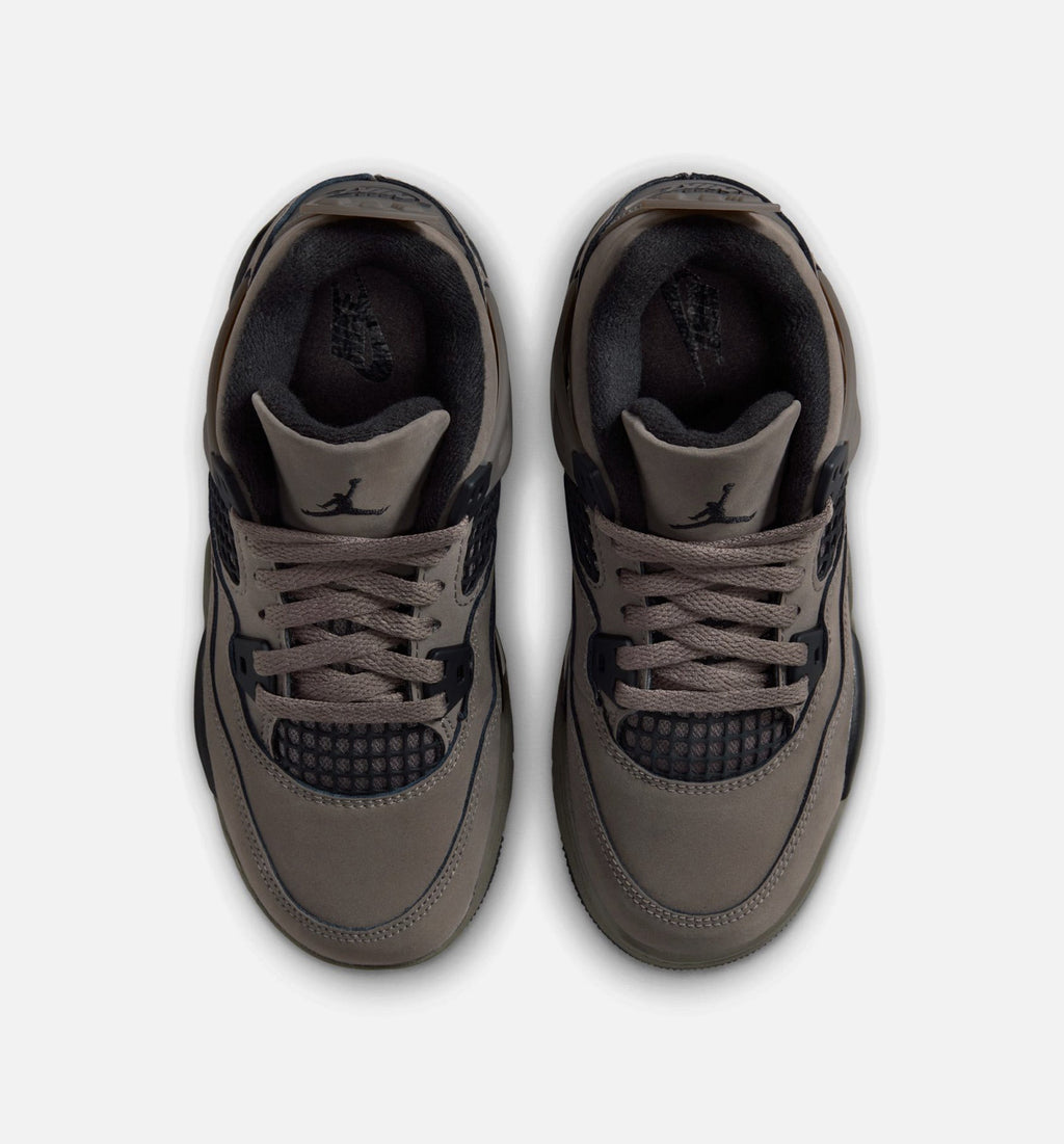 Air Jordan 4 Retro Preschool Sneakers – Cave Stone/Black