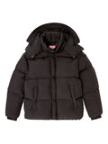 Diesel  W-Rolfys logo-patch down jacket