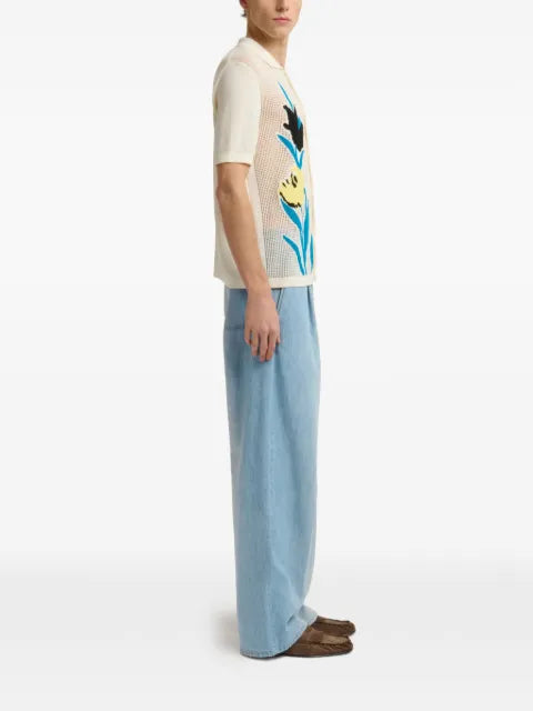 Marni cotton floral cardigan