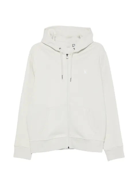 Polo Ralph Lauren logo-embroidery zip-up hoodie