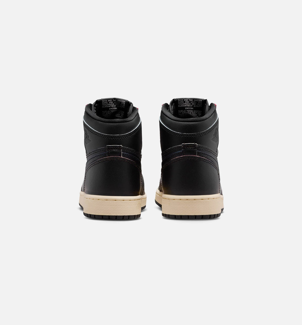 Air Jordan 1 Retro High OG Grade School Sneakers – Black/Muslin