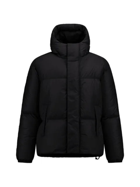 Laminar hooded padded jacket