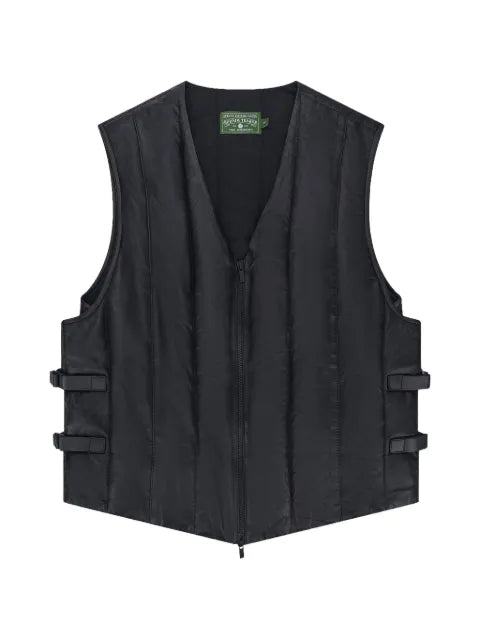 Denim Tears Oakland quilted leather vest