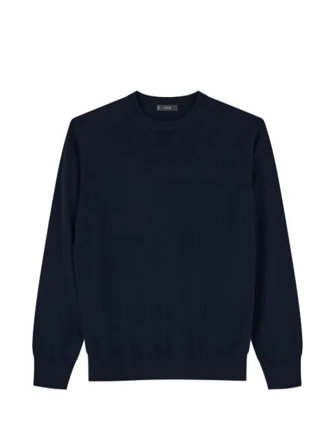 Boggi Milano crew-neck in extrafine merino wool