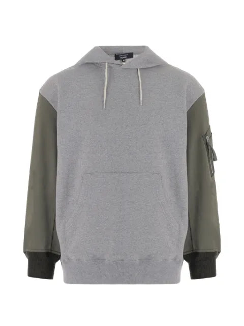 Comme des Garçons Homme contrast-sleeve hoodie