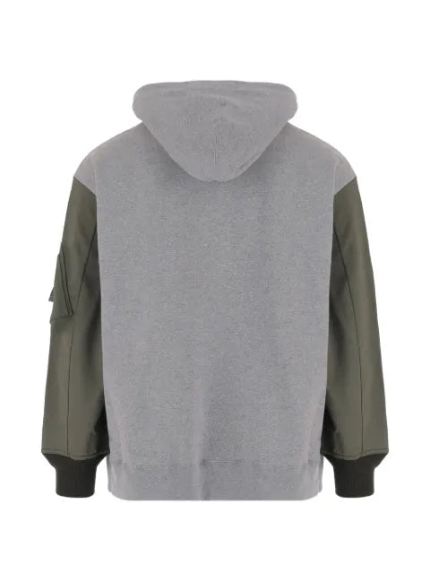 Comme des Garçons Homme contrast-sleeve hoodie