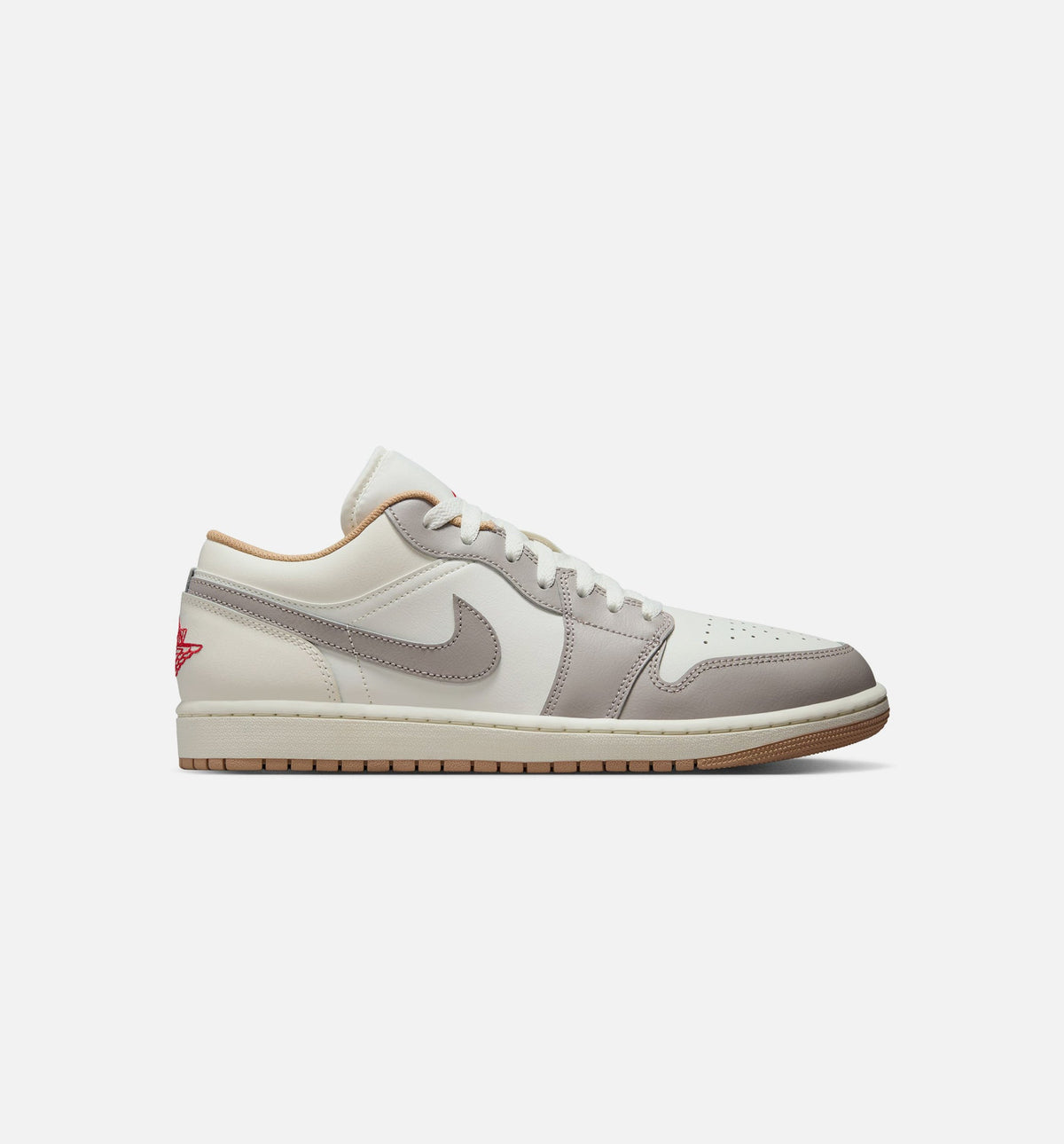 Air Jordan 1 Low Men's Sneakers – Sail/Fire Red