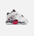 Air Jordan 8 Retro Infant & Toddler Sneakers – White/True Red