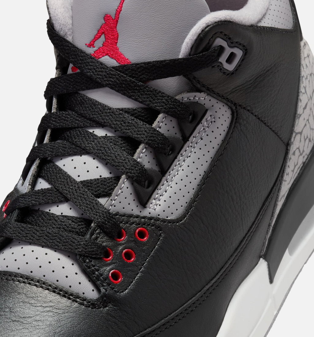 Air Jordan 3 Retro Men's Sneakers – Black Cement