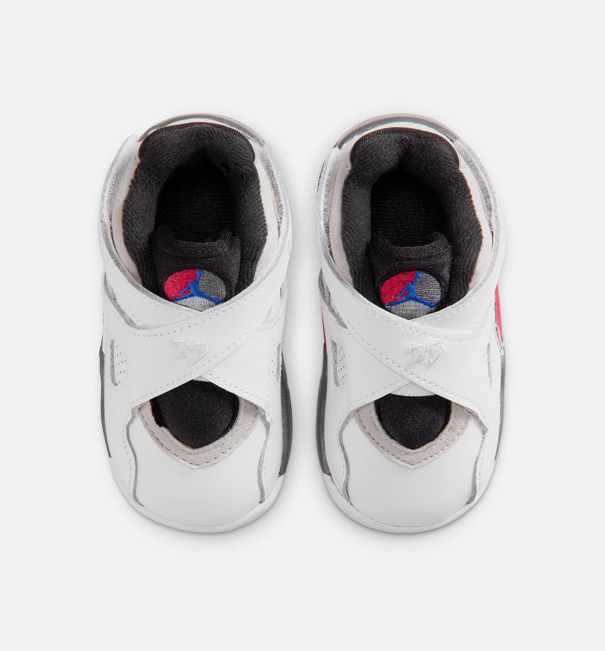 Air Jordan 8 Retro Infant & Toddler Sneakers – White/True Red