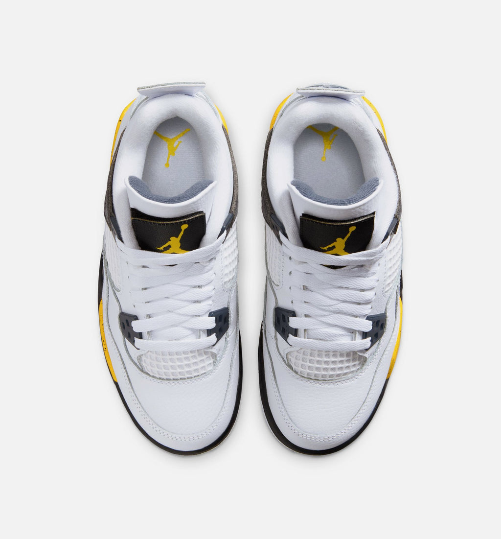Air Jordan 4 Retro Grade School Sneakers – Rare Air Tour Yellow
