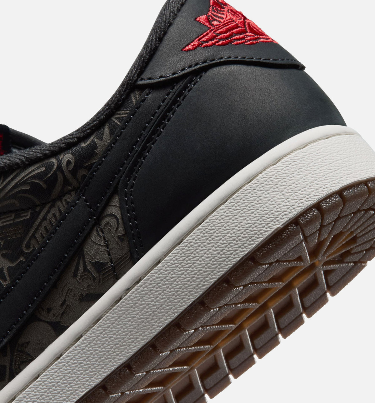 Air Jordan 1 Retro Low OG Men's Sneakers – Laser Black/Varsity Red