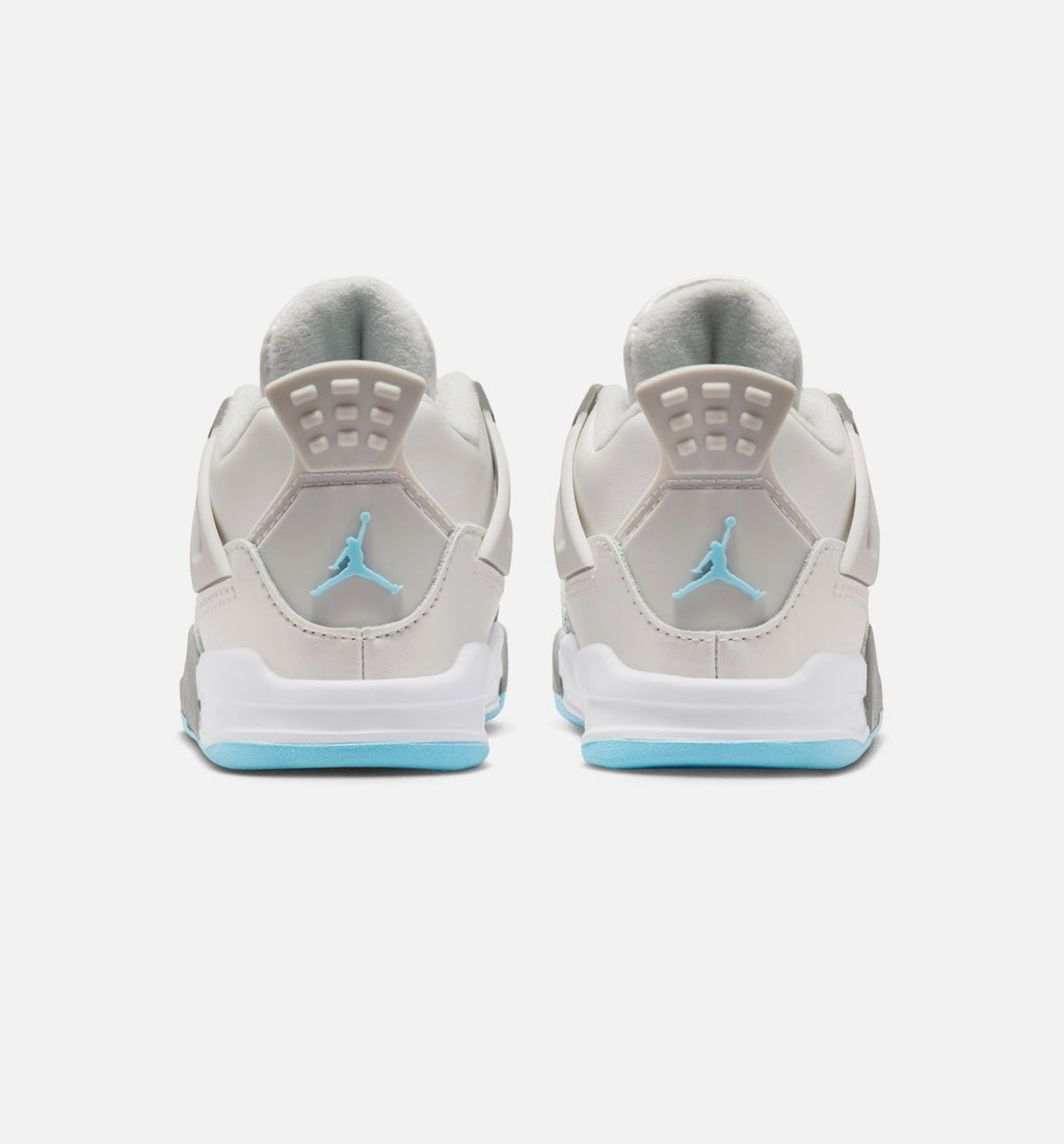 Air Jordan 4 Retro Infant & Toddler Sneakers – Blue Chill