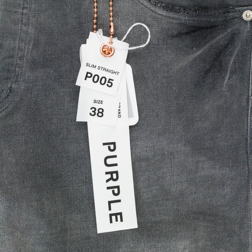 Black P05 Sand Wash Shine Faded Skinny Jeans