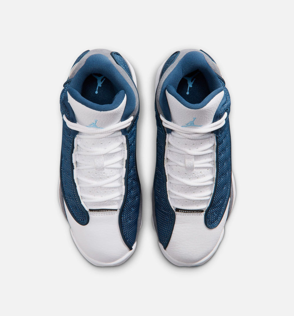 Air Jordan 13 Retro Grade School Sneakers – Navy/Flint Grey