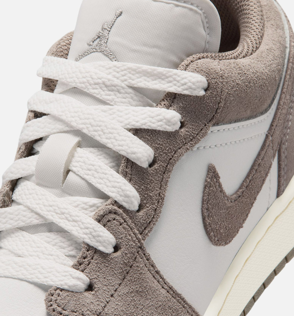 Air Jordan 1 Low Grade School Sneakers – Olive Grey