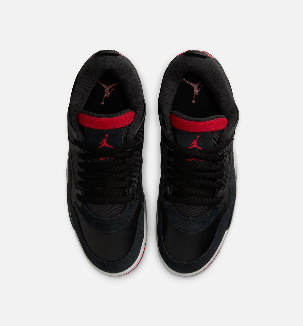 Air Jordan 4 RM Men's Sneakers – Black/Wolf Grey