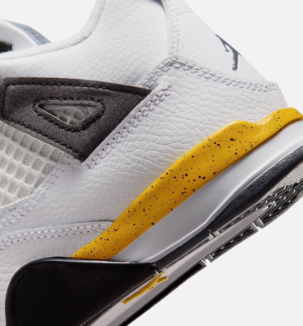 Air Jordan 4 Retro Preschool Sneakers – Rare Air Tour Yellow