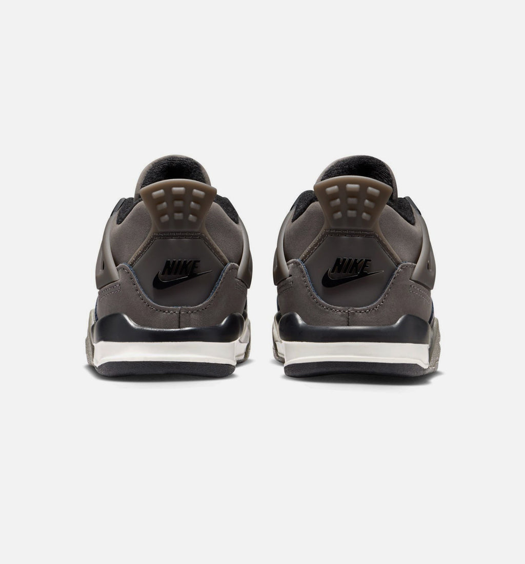 Air Jordan 4 Retro Infant & Toddler Sneakers – Cave Stone/Black