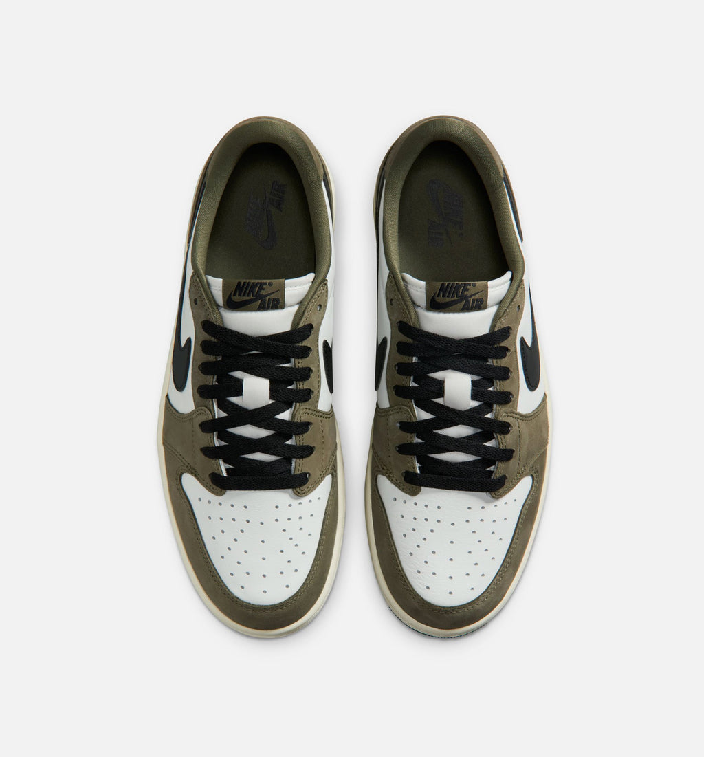 Air Jordan 1 Low OG Men's Sneakers – Medium Olive/Summit White