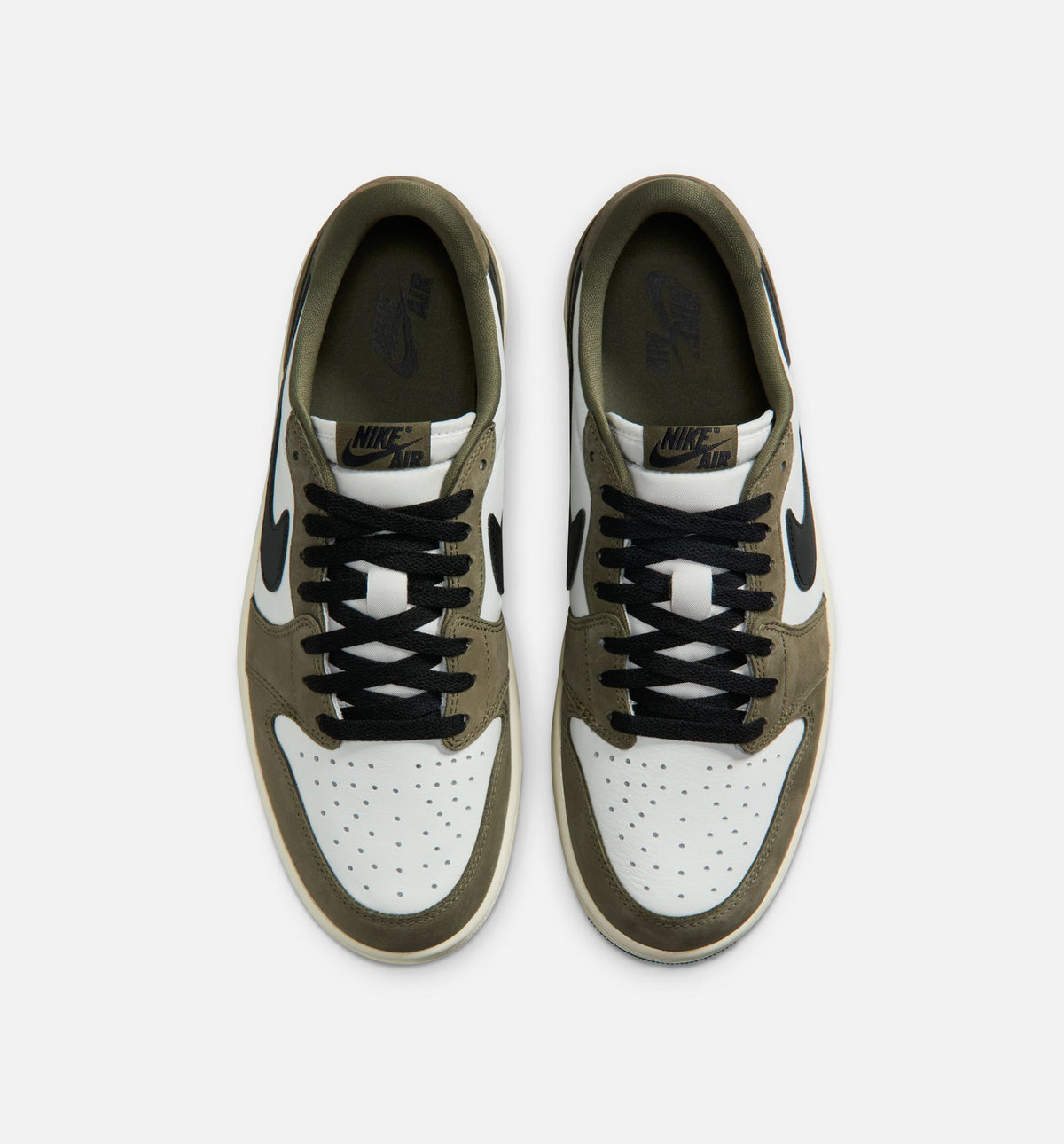 Air Jordan 1 Low OG Men's Sneakers – Medium Olive/Summit White