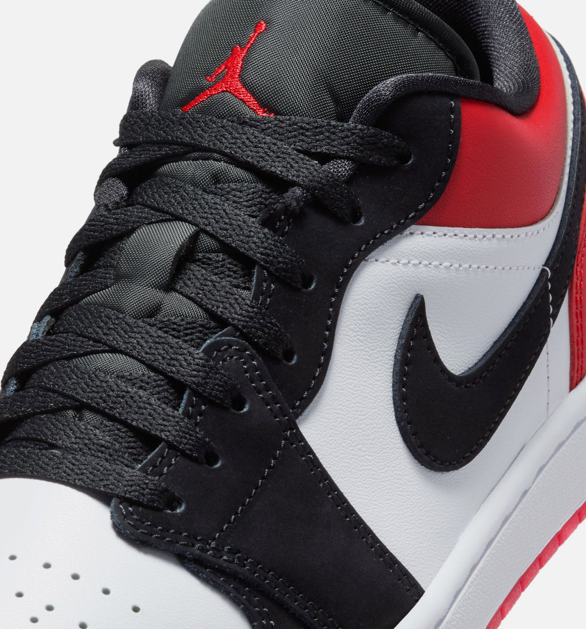 Air Jordan 1 Low SE Men's Sneakers – White/Varsity Red/Black