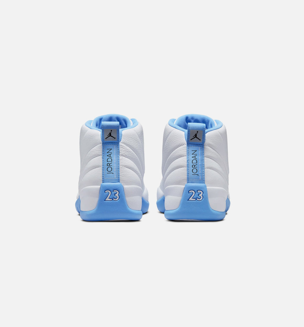 Air Jordan 12 Retro Men's Sneakers – White/University Blue
