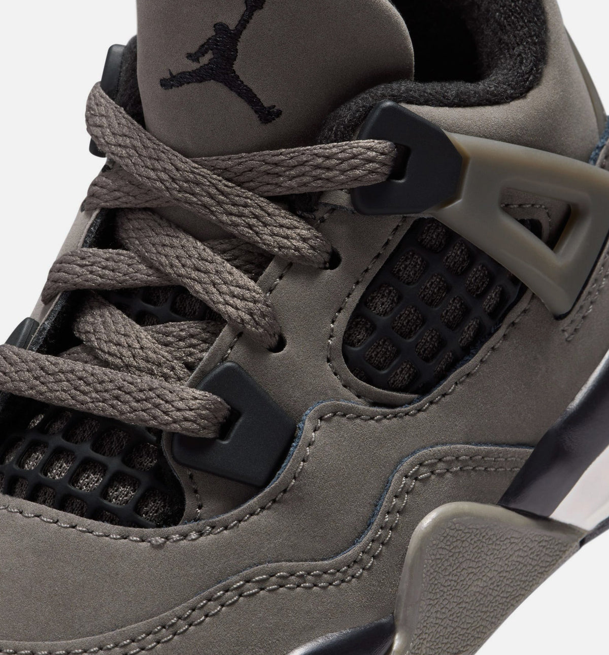 Air Jordan 4 Retro Infant & Toddler Sneakers – Cave Stone/Black