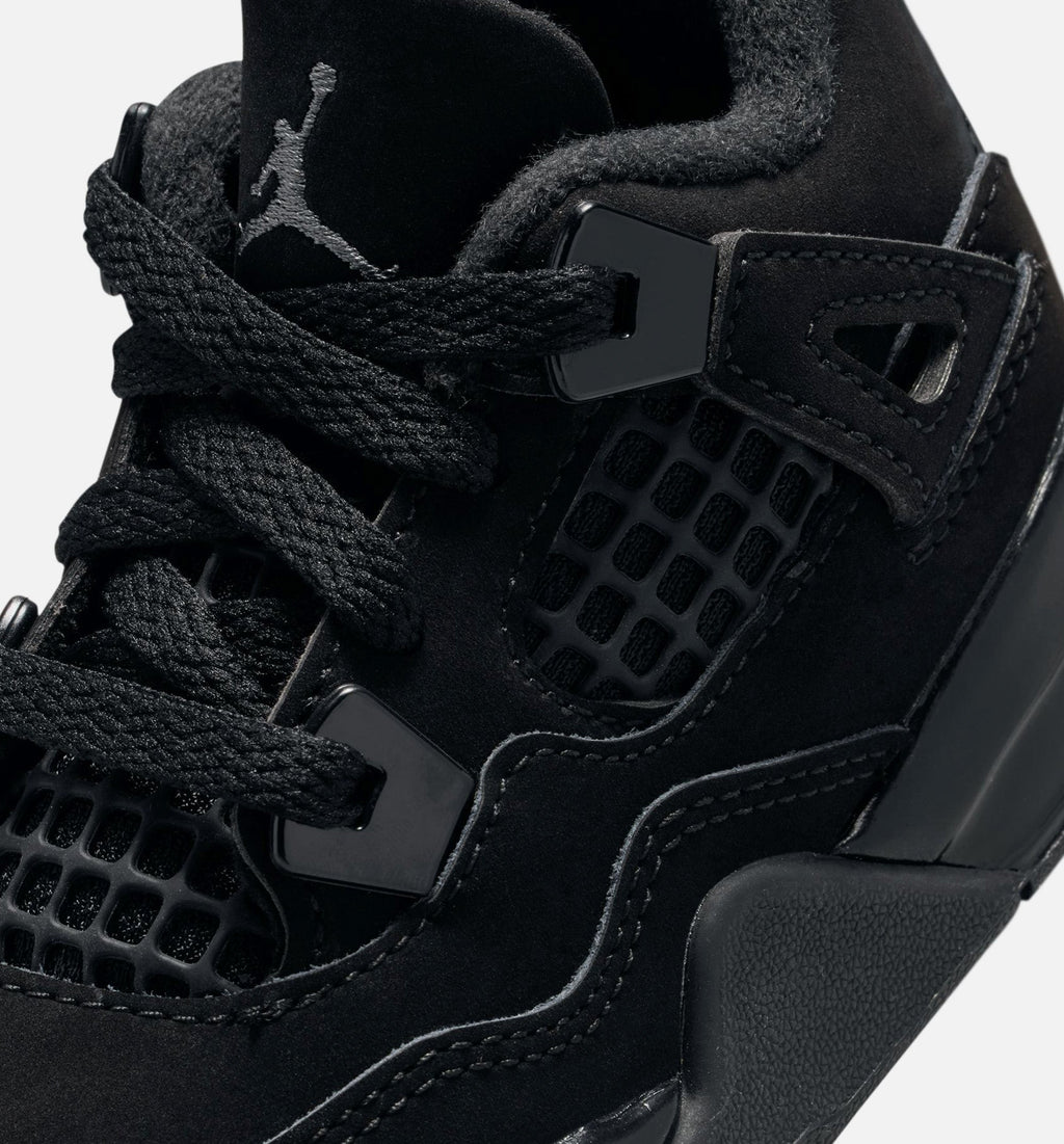 Air Jordan 4 Retro Infant & Toddler Sneakers – Black Cat