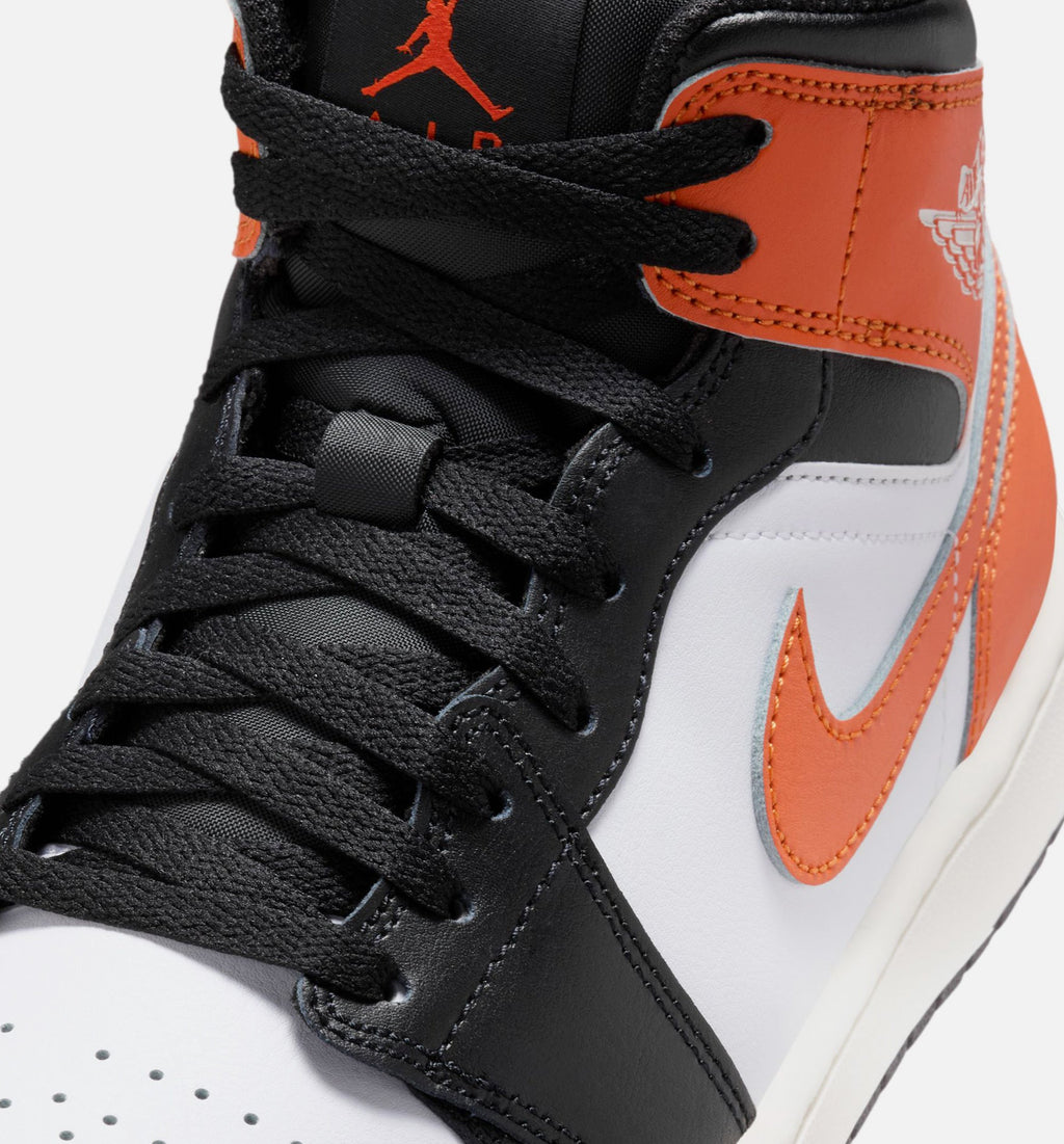 Air Jordan 1 Mid Men's Sneakers – Starfish/White