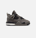 Air Jordan 4 Retro Infant & Toddler Sneakers – Cave Stone/Black