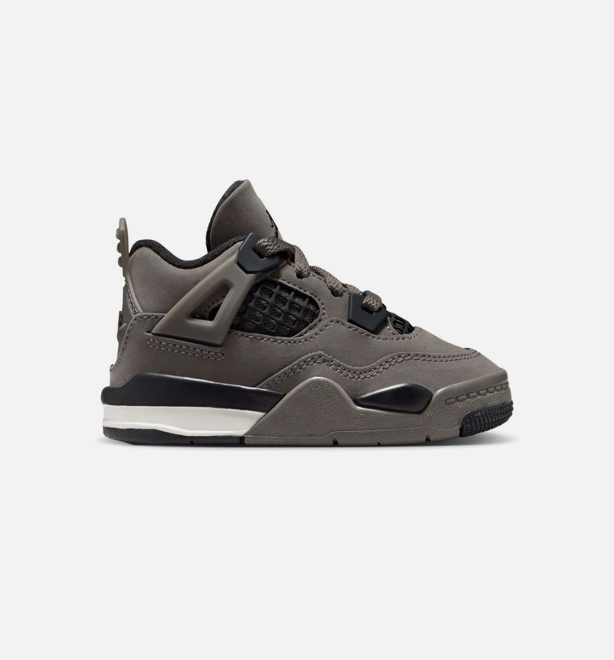 Air Jordan 4 Retro Infant & Toddler Sneakers – Cave Stone/Black
