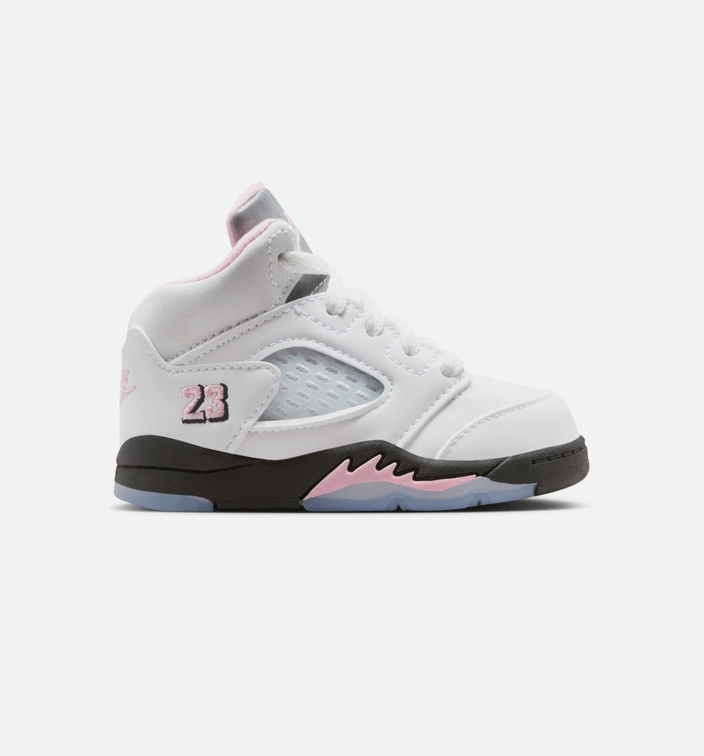 Air Jordan 5 Retro Infant & Toddler Sneakers – Medium Soft Pink