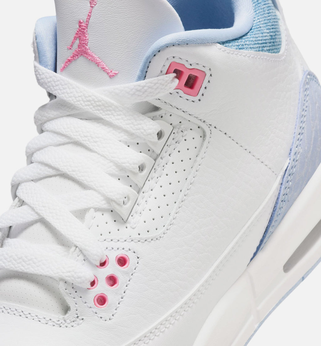 Air Jordan 3 Retro Grade School Sneakers – Cobalt Bliss