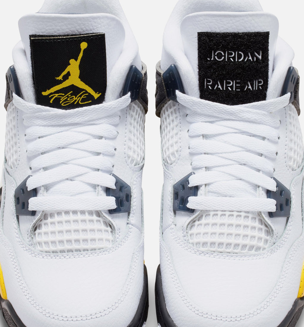Air Jordan 4 Retro Grade School Sneakers – Rare Air Tour Yellow