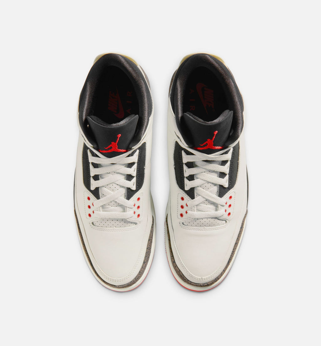 Air Jordan 3 Retro Men's Sneakers – Sail/University Red