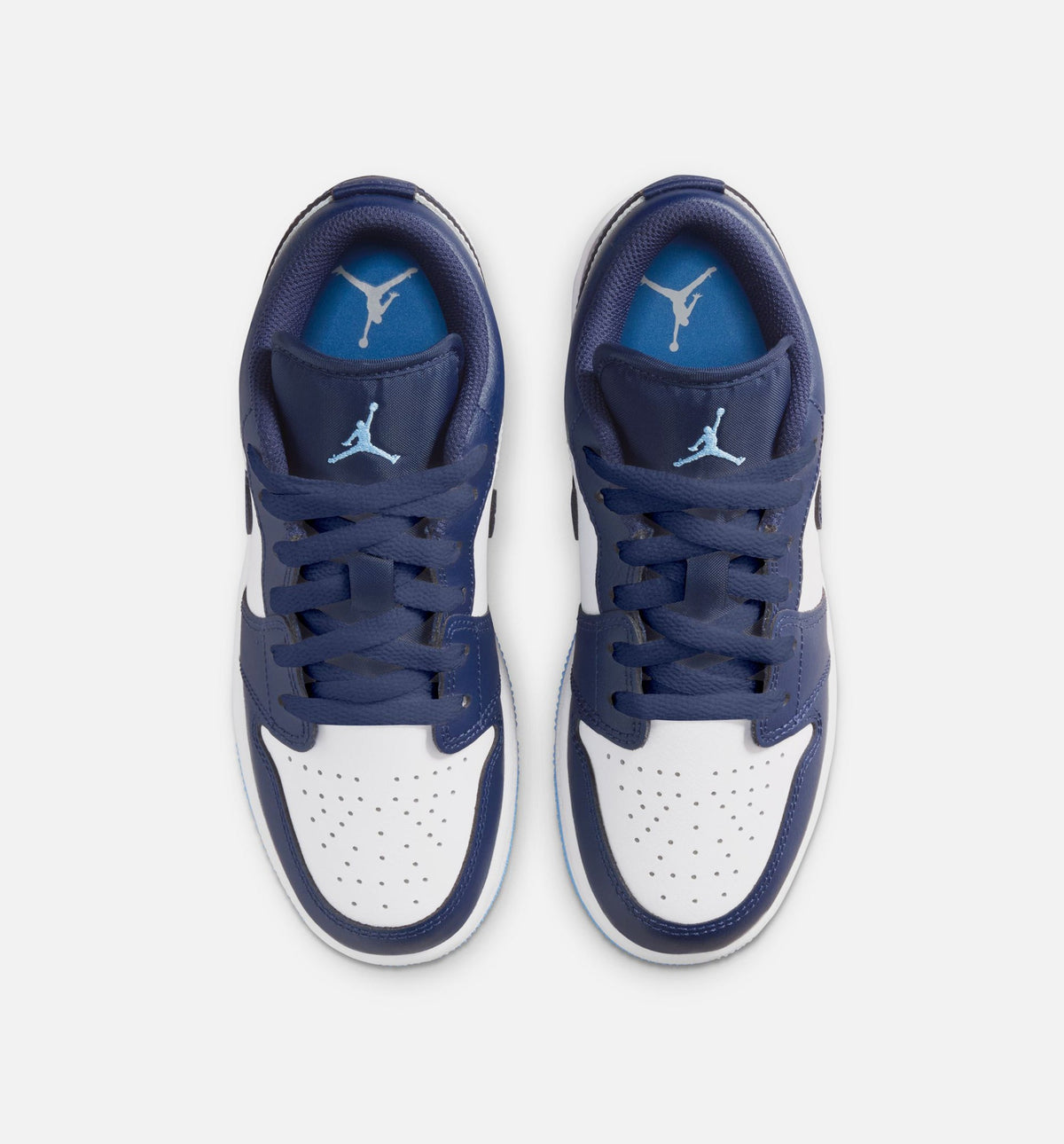 Air Jordan 1 Low Grade School Sneakers – Midnight Navy/University Blue