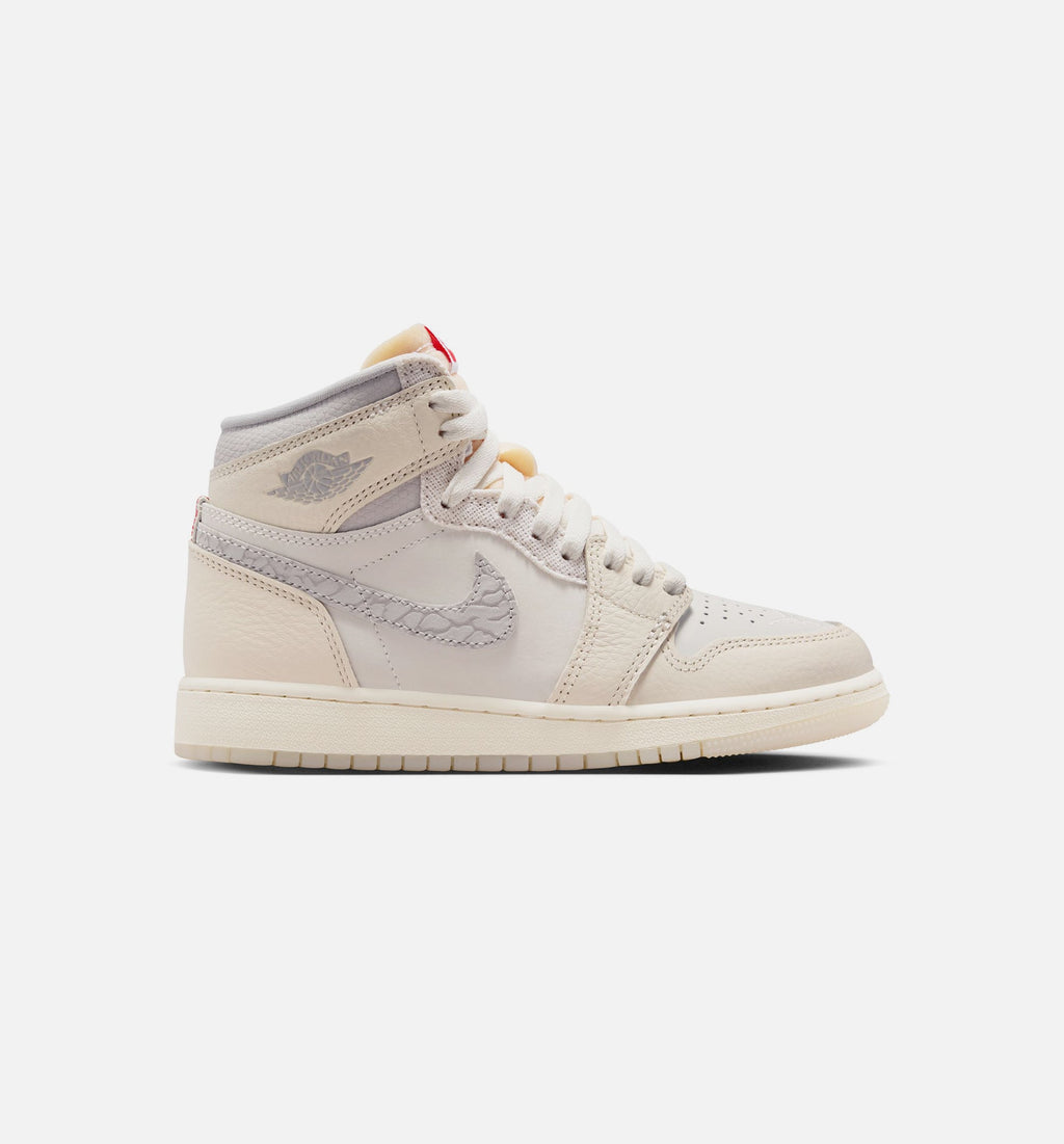 Air Jordan 1 Retro High OG Grade School Sneakers – Sail